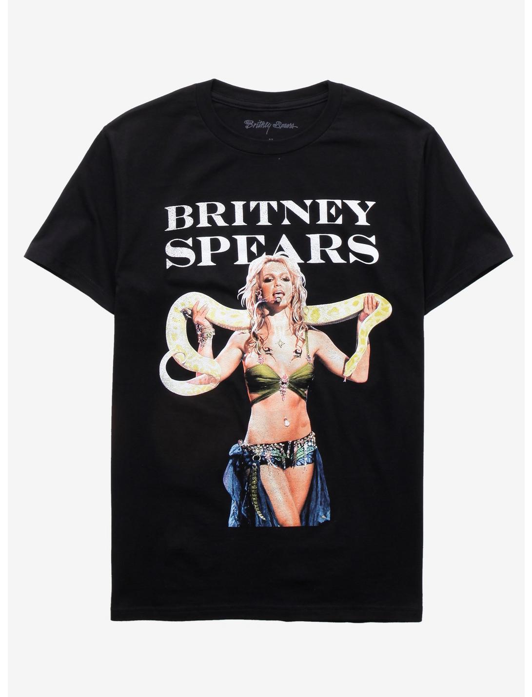 Britney Spears Snake T-Shirt, BLACK, hi-res