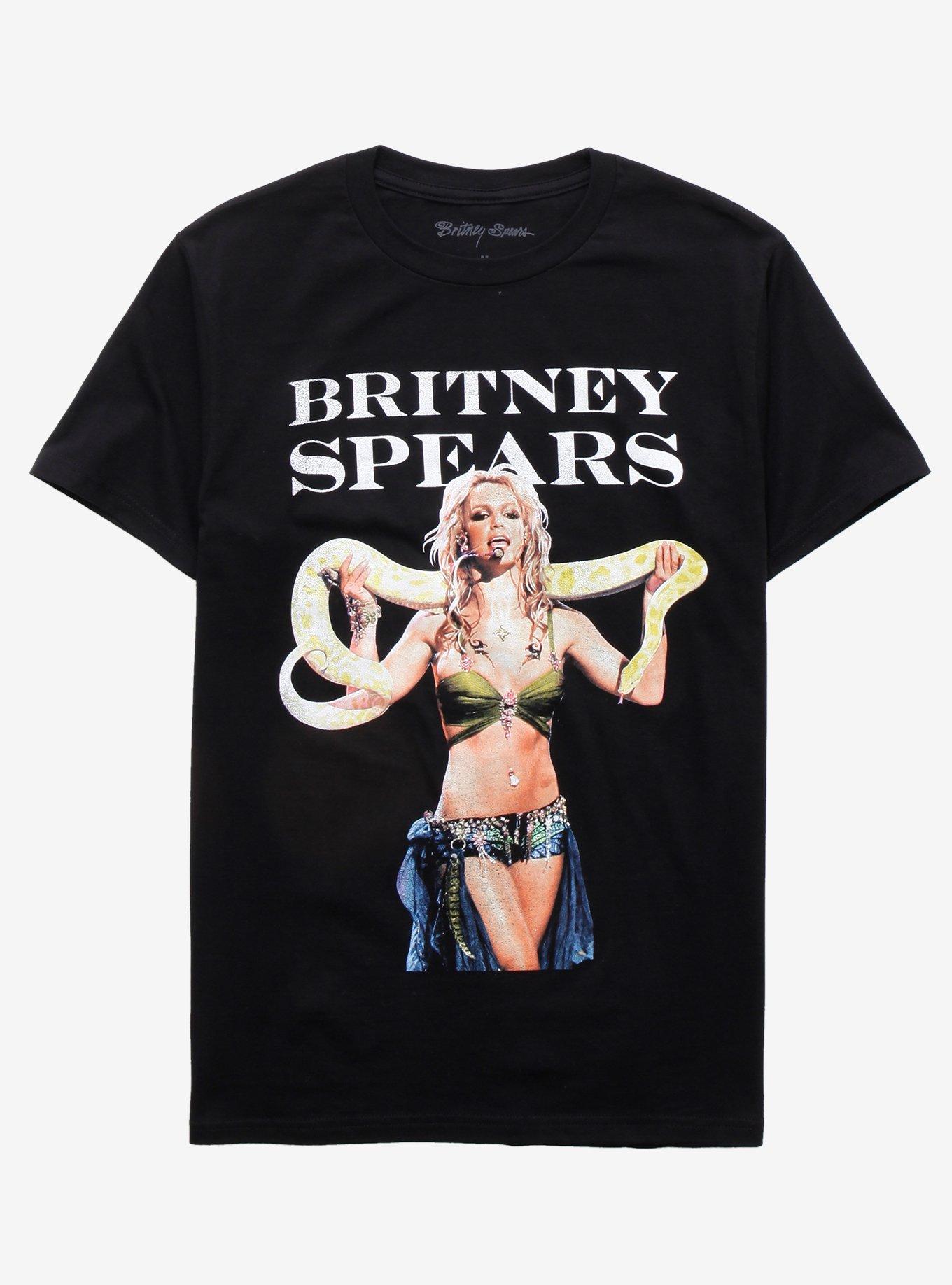 Britney Spears Snake T-Shirt, BLACK, hi-res