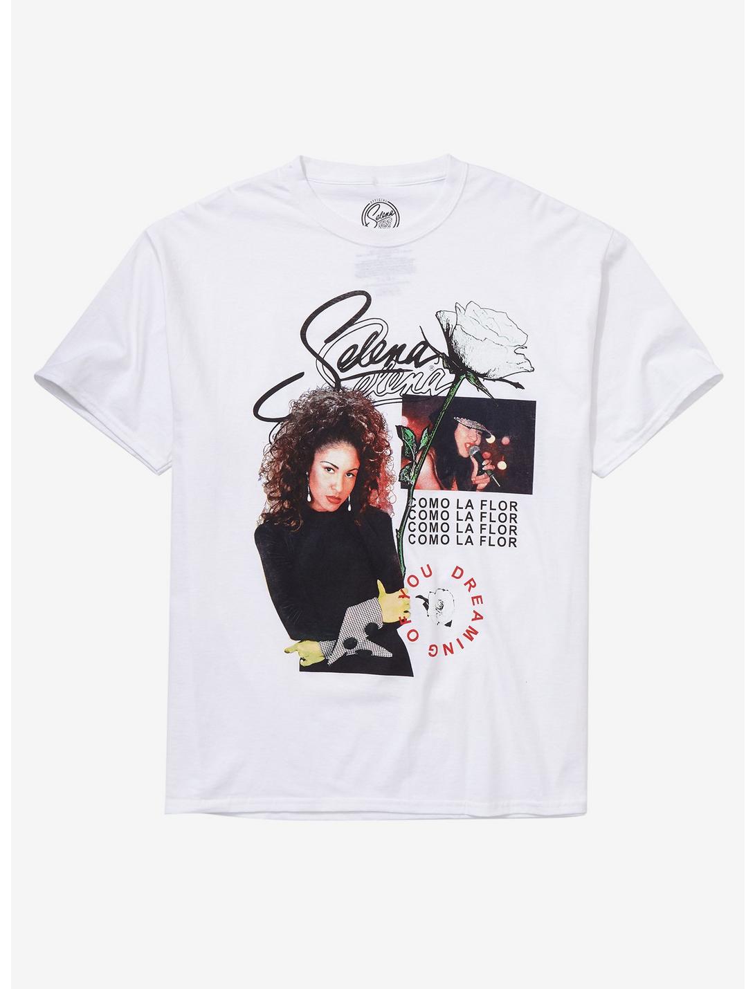 Selena Photo Collage T-Shirt, BRIGHT WHITE, hi-res