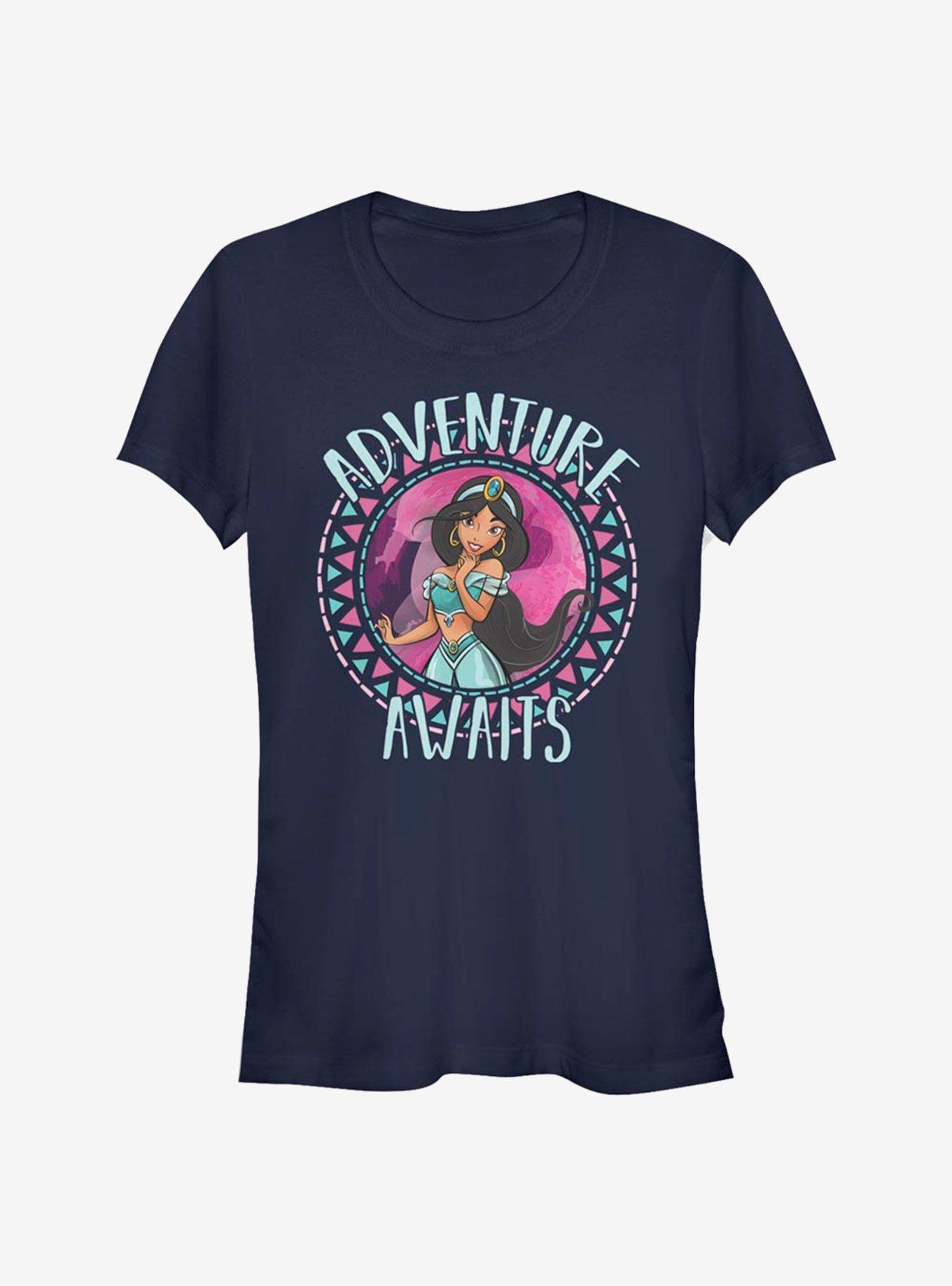 Disney Jasmine Adventure Girls T-Shirt, NAVY, hi-res