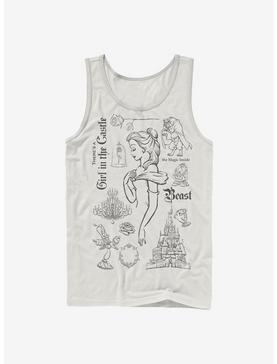 Disney Beauty And The Beast Beast In The Castle Tank, WHITE, hi-res