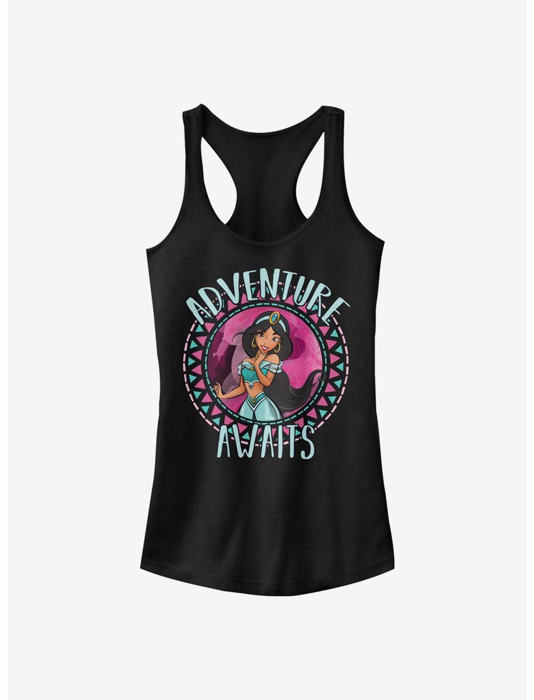 Disney Aladdin Jasmine Adventure Girls Tank, BLACK, hi-res