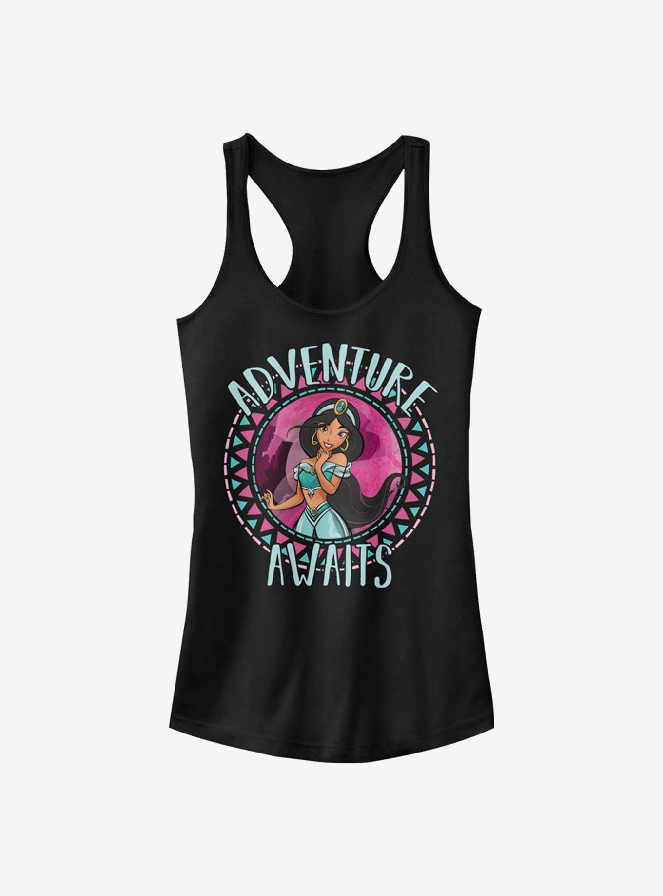 Disney Aladdin Jasmine Adventure Girls Tank, BLACK, hi-res