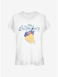 Disney Snow White And The Seven Dwarfs Classic Floral Girls T-Shirt, WHITE, hi-res