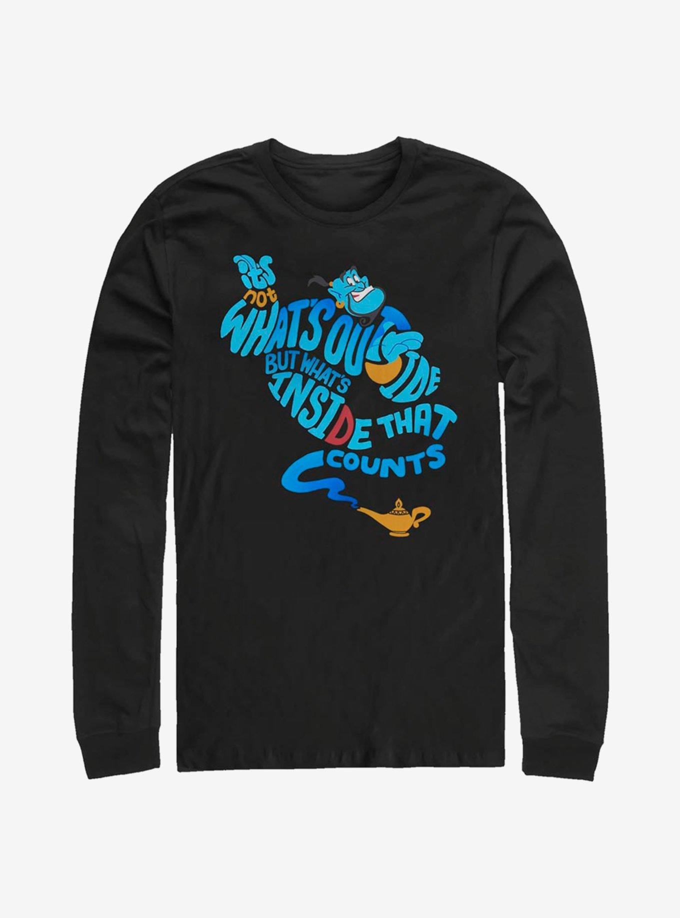 Disney Aladdin Quote Genie Bottle Long-Sleeve T-Shirt