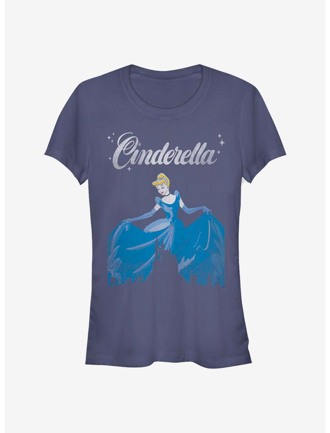 Disney Cinderella Dancing Cinderella Girls T-Shirt, NAVY, hi-res