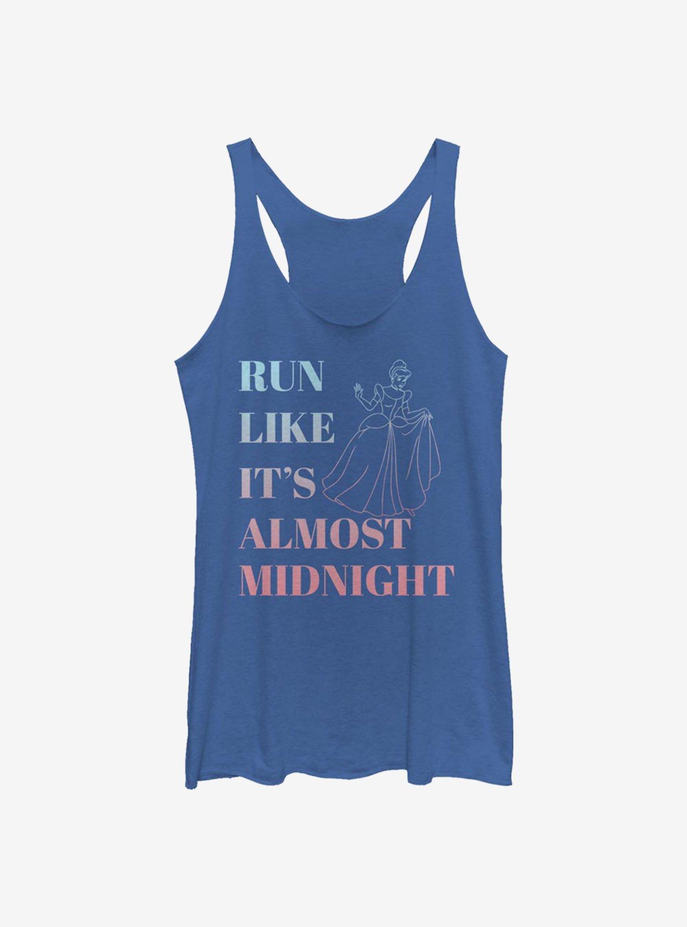 Disney Cinderella Run Like It's Almost Midnight Girls Tank