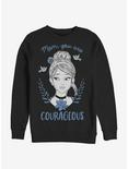 Disney Cinderella Courageous Mom Crew Sweatshirt, BLACK, hi-res