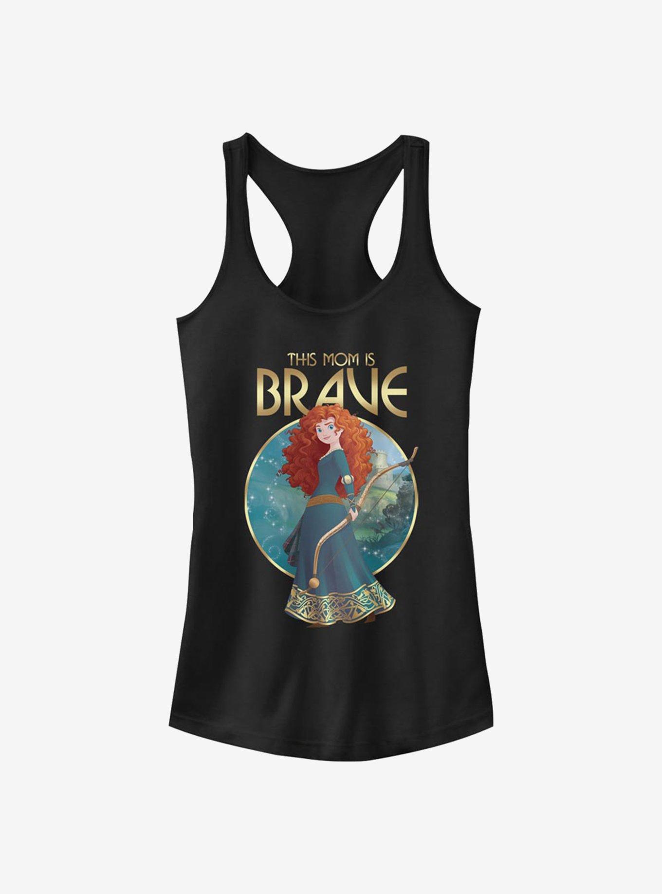 Disney Pixar Brave This Mom Is Brave Girls Tank, BLACK, hi-res