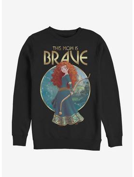 Plus Size Disney Pixar Brave This Mom Is Brave Crew Sweatshirt, , hi-res