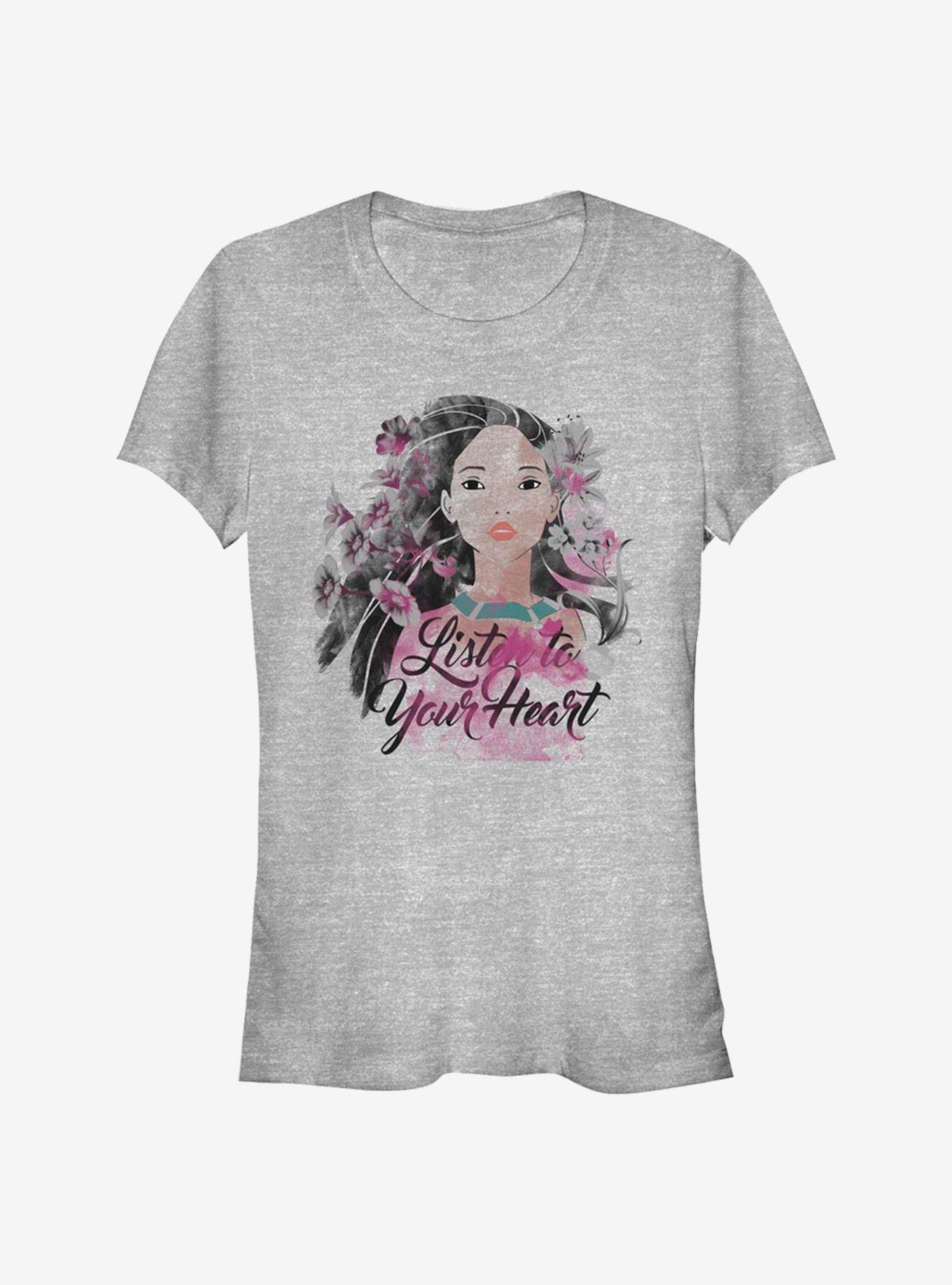 Disney Pocahontas Listen To Your Heart Girls T-Shirt