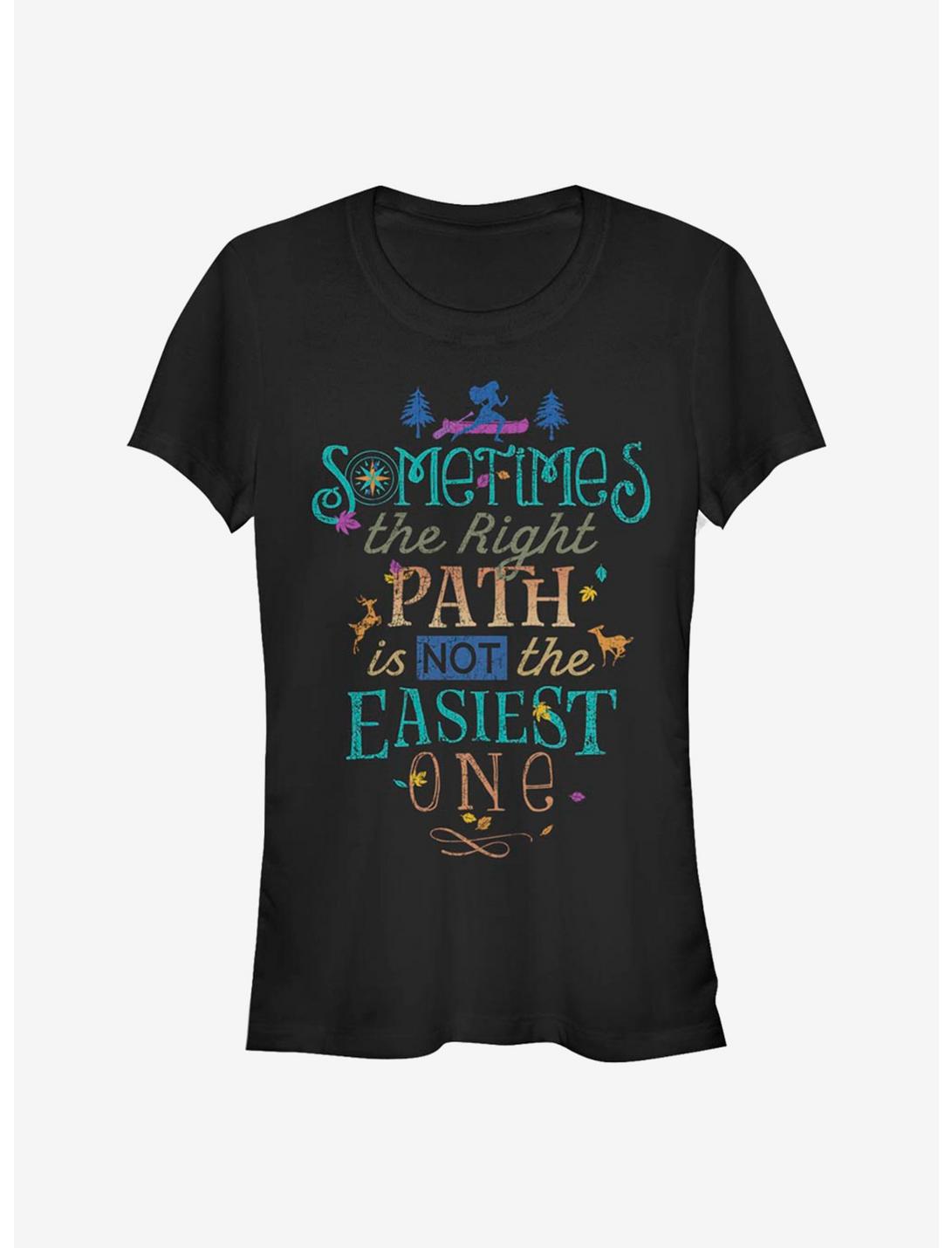 Disney Pocahontas Right Path Girls T-Shirt, BLACK, hi-res