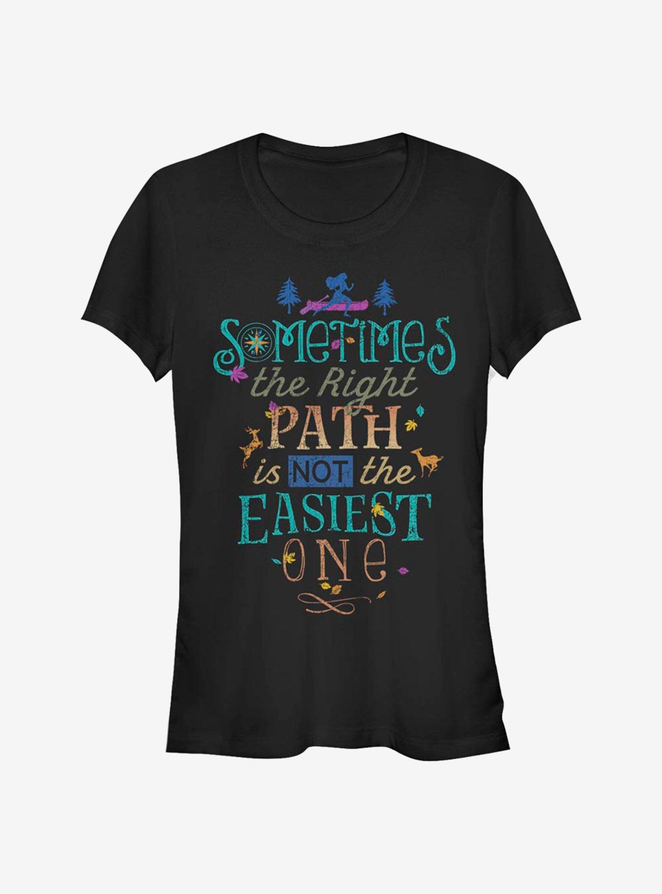 Disney Pocahontas Right Path Girls T-Shirt, BLACK, hi-res