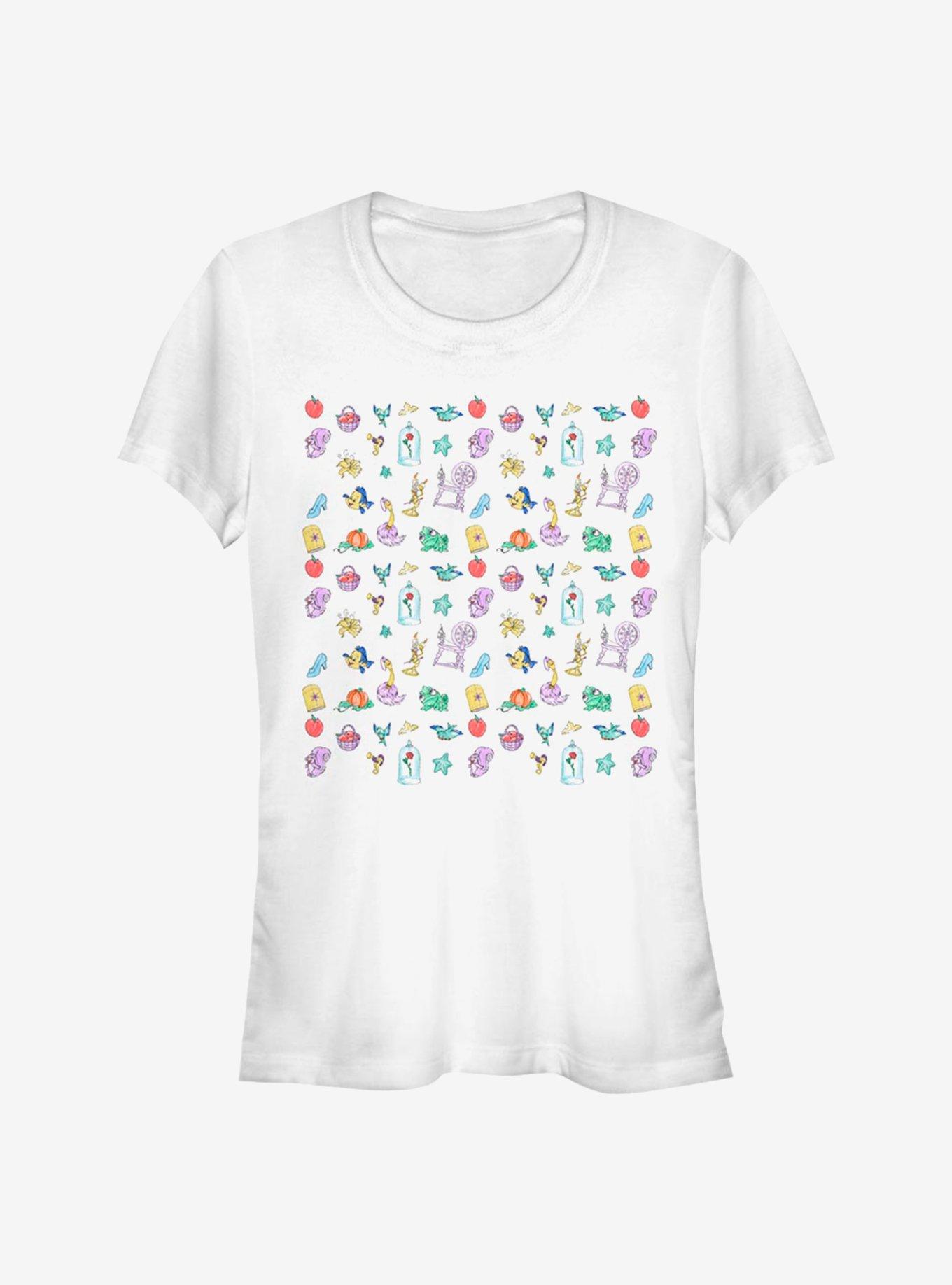 Disney Princess Doodles Girls T-Shirt, , hi-res