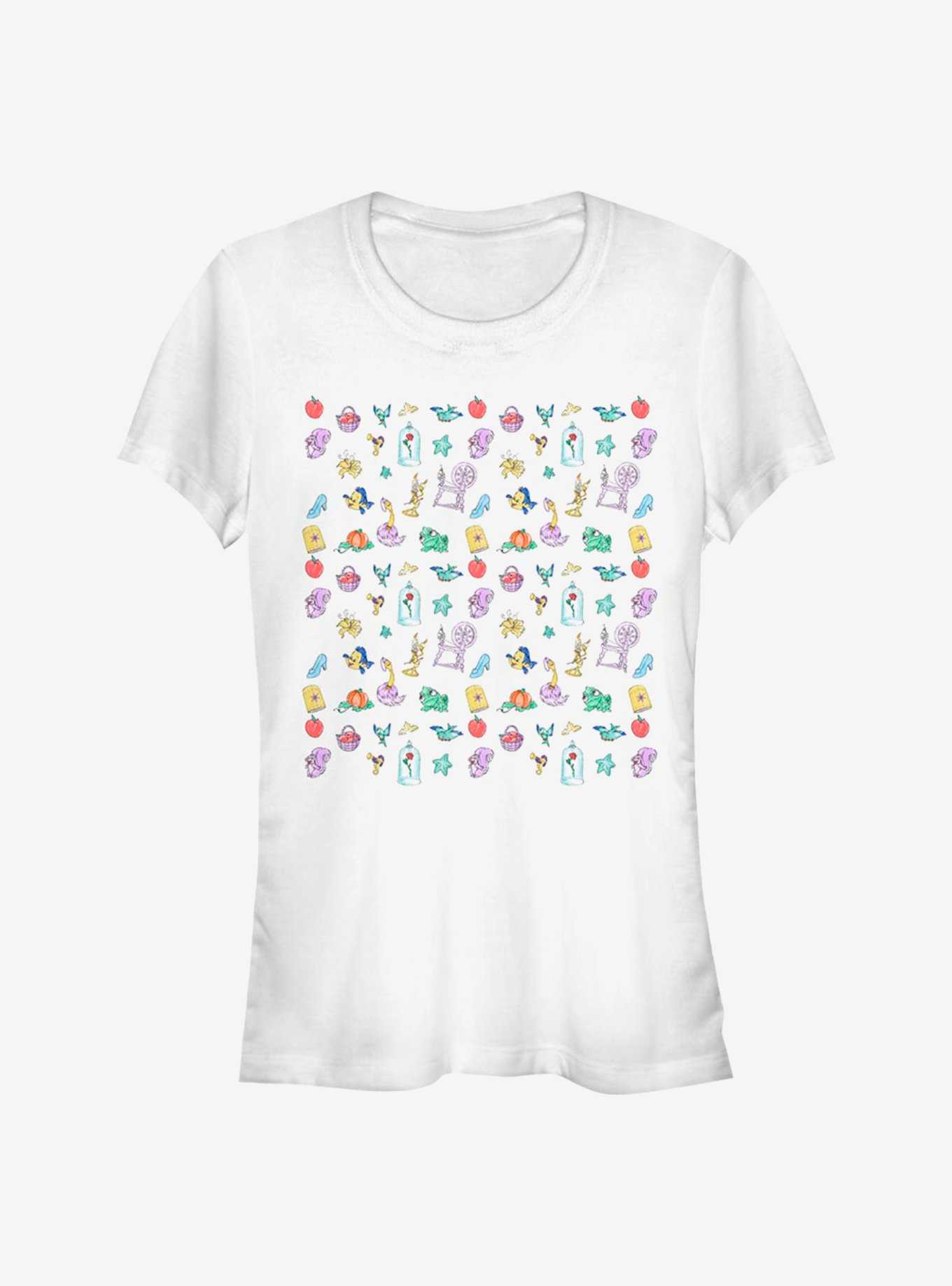 Disney Princess Doodles Girls T-Shirt, , hi-res