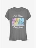 Disney Princess Team Dream Girls T-Shirt, CHARCOAL, hi-res