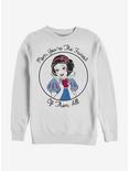Disney Snow White And The Seven Dwarfs Fairest Crew Sweatshirt, WHITE, hi-res