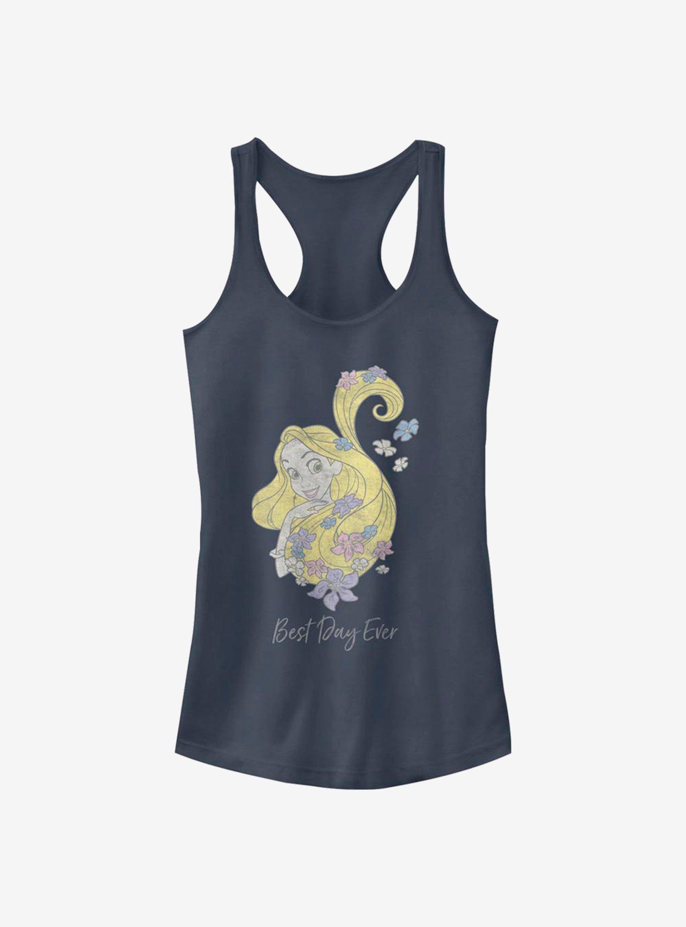 Disney Tangled Best Day Ever Girls Tank, INDIGO, hi-res