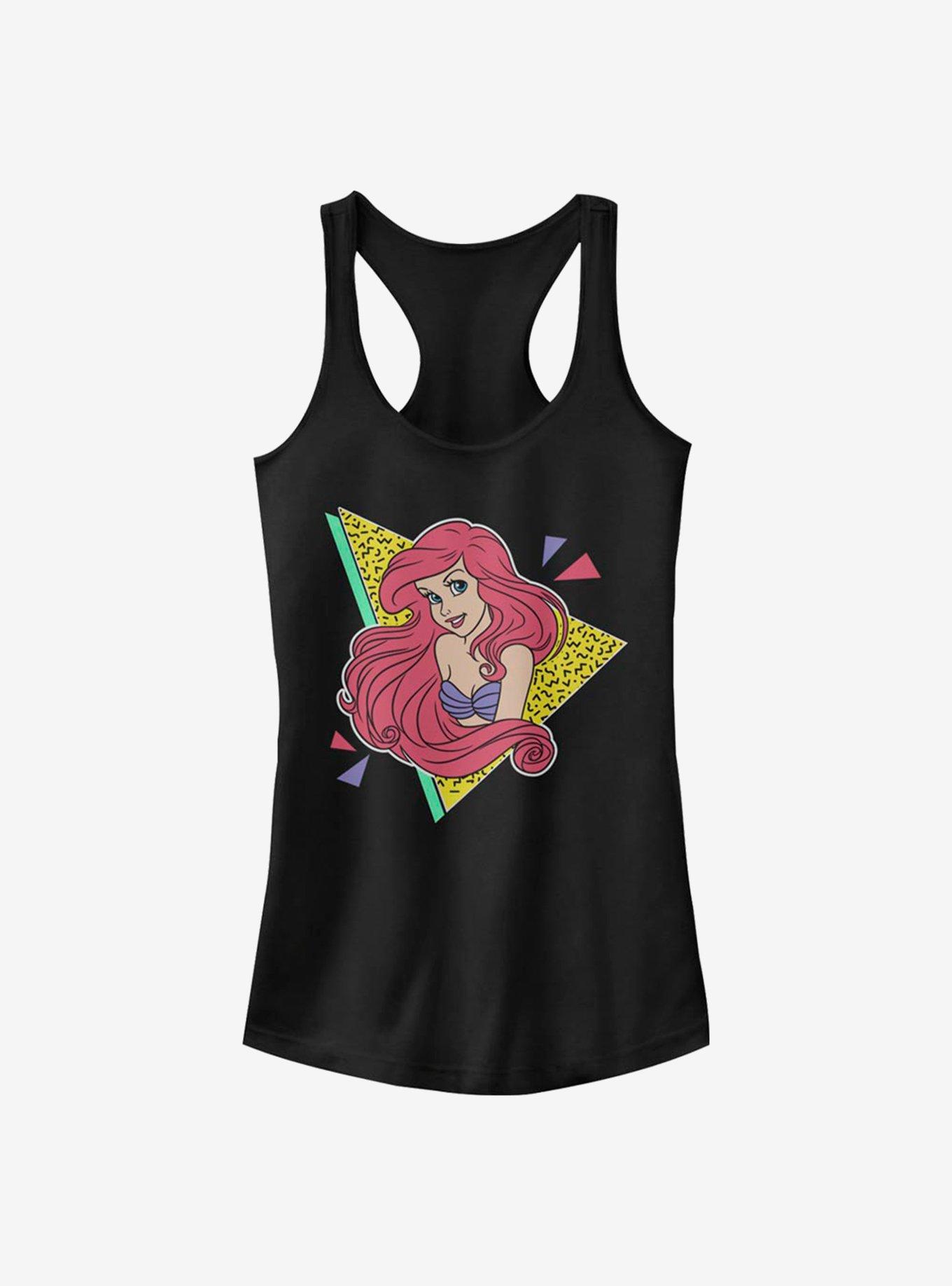 Disney The Little Mermaid 80's Mermaid Girls Tank, BLACK, hi-res