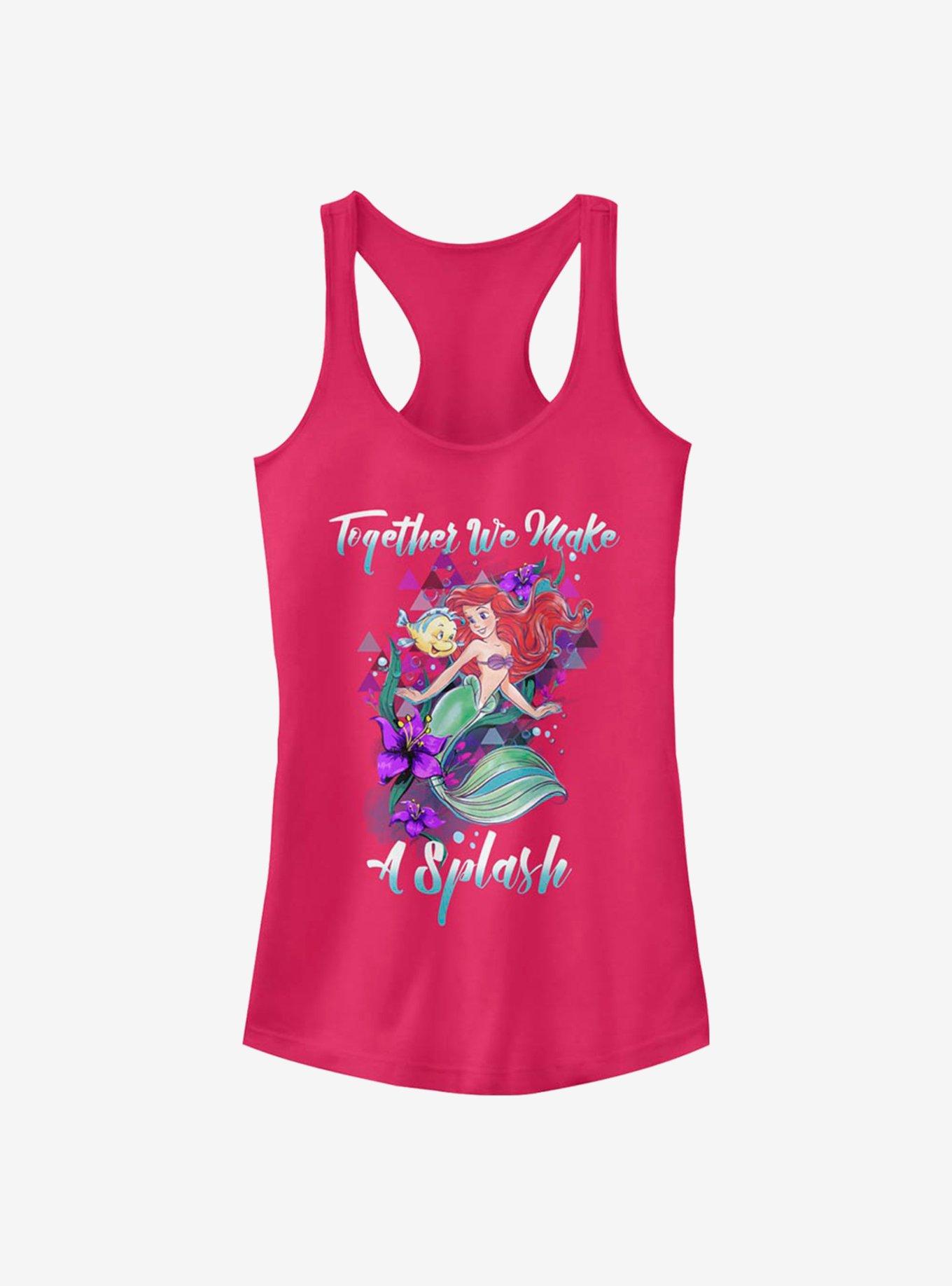 Disney The Little Mermaid Make A Splash Girls Tank Top, , hi-res