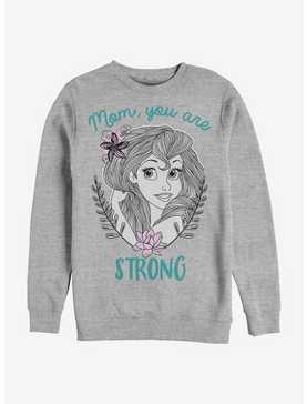 Disney The Little Mermaid Strong Mom Crew Sweatshirt, , hi-res