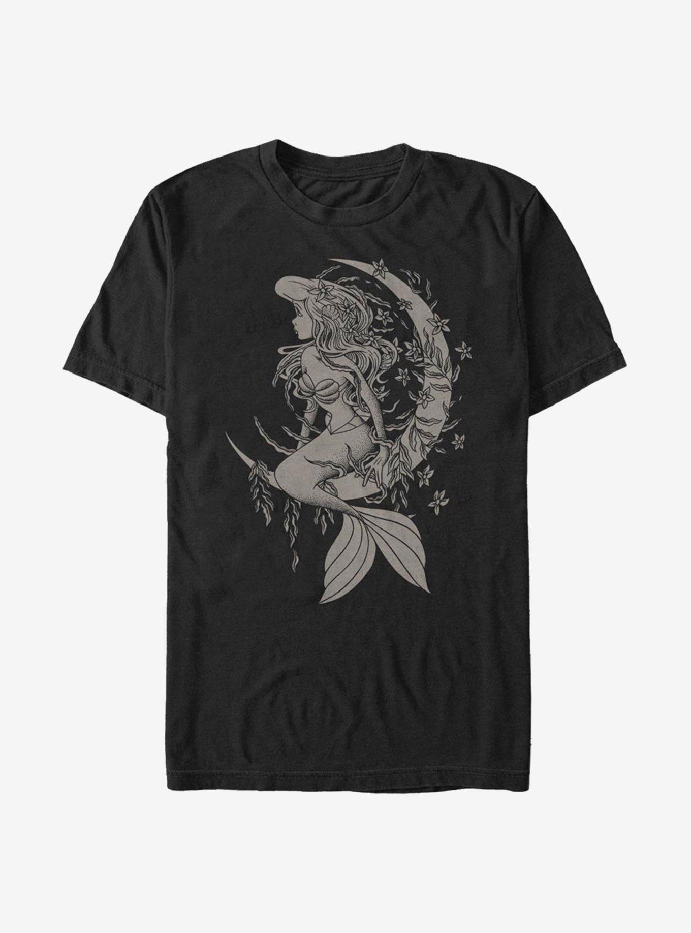 Disney The Little Mermaid In A Different Space T-Shirt, BLACK, hi-res