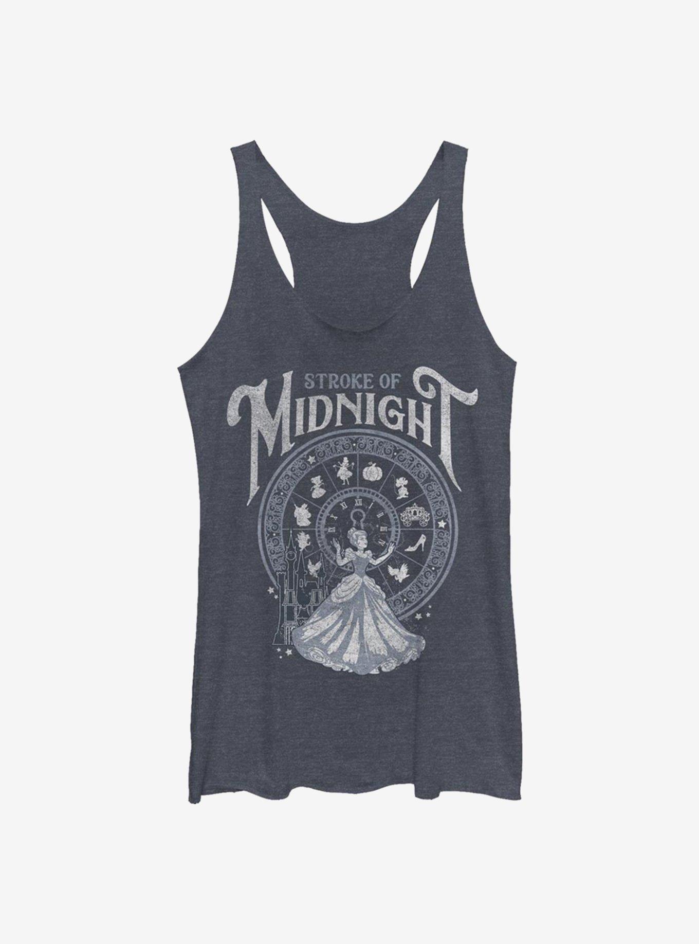 Disney Cinderella Stroke Of Midnight Girls Tank, NAVY HTR, hi-res