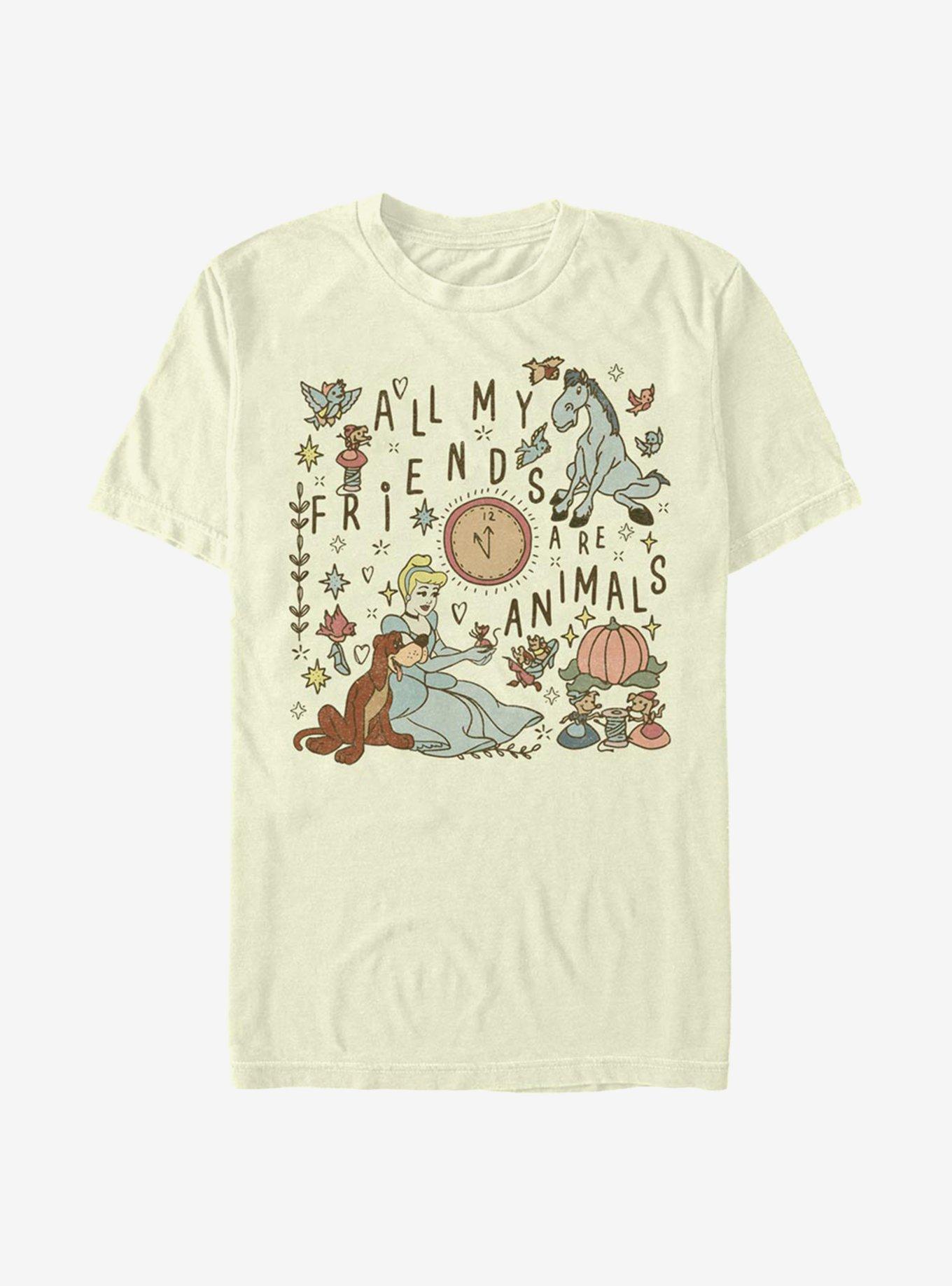 Disney Cinderella All My Friends Are Animals T-Shirt, NATURAL, hi-res