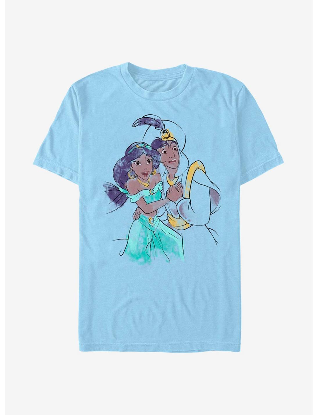 Disney Aladdin Jasmine And Ali T-Shirt, LT BLUE, hi-res