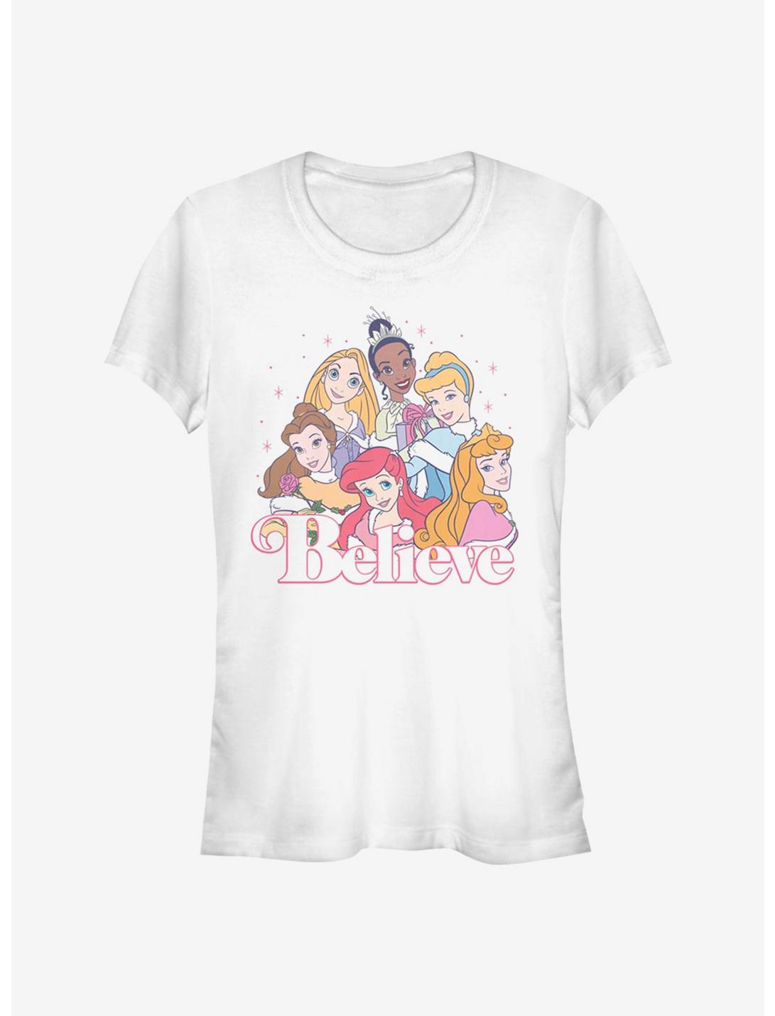Disney Princess Believe Girls T-Shirt, WHITE, hi-res