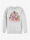 Disney Princess Believe Crew Sweatshirt, WHITE, hi-res
