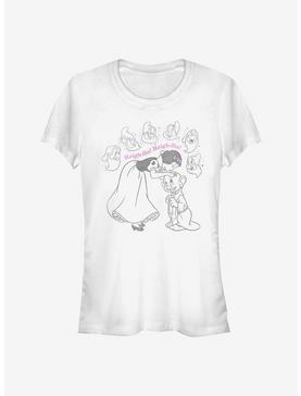 Disney Snow White And The Seven Dwarfs Heigh-Ho Girls T-Shirt, WHITE, hi-res