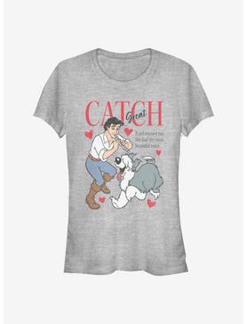 Disney The Little Mermaid Great Catch Girls T-Shirt, ATH HTR, hi-res