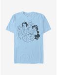 Disney Princess Simple Princess T-Shirt, LT BLUE, hi-res