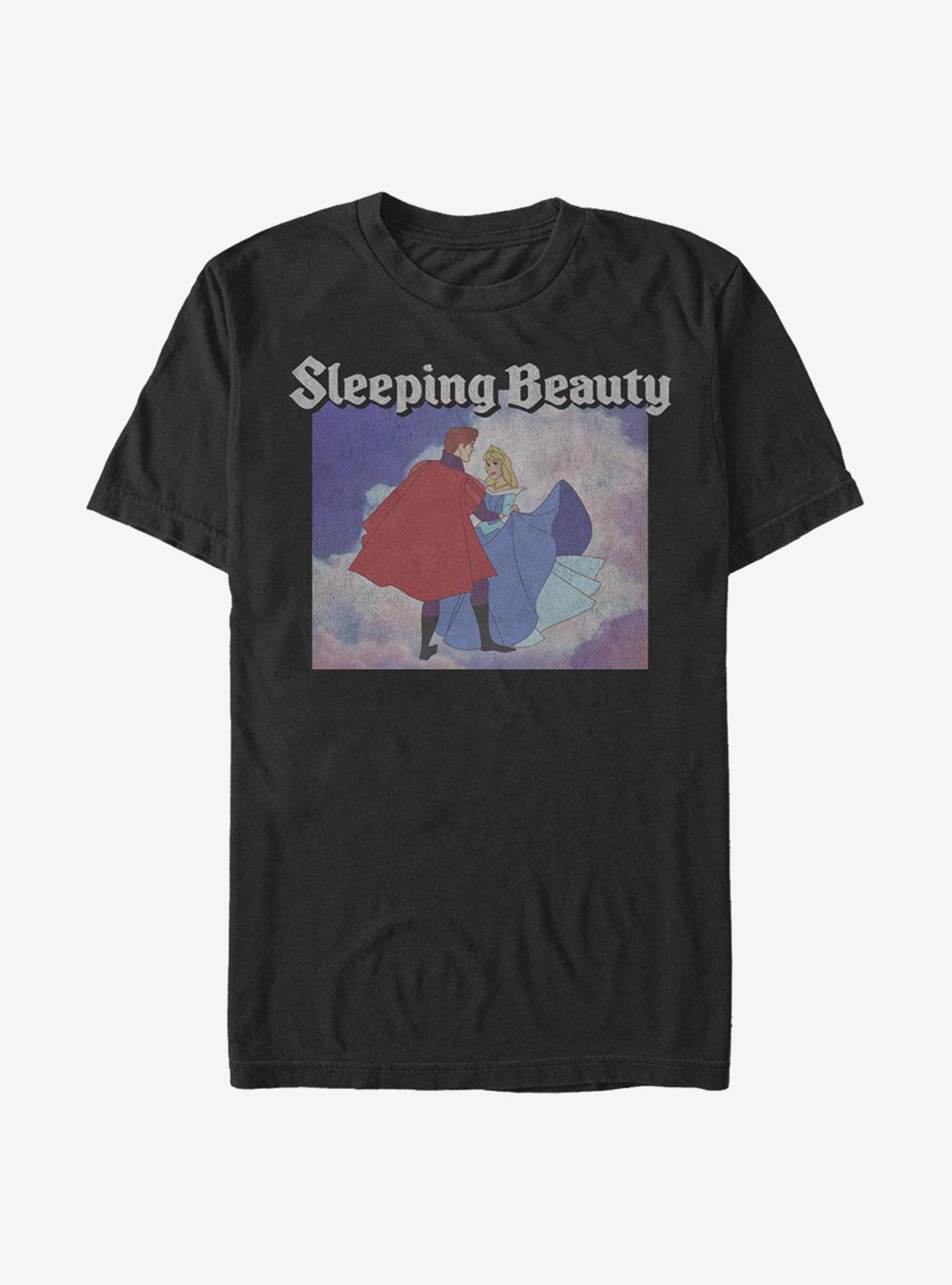 Disney Sleeping Beauty Aurora & Phillip Dance Scene T-Shirt, BLACK, hi-res