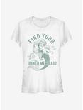 Disney The Little Mermaid Inner Mermaid Girls T-Shirt, WHITE, hi-res