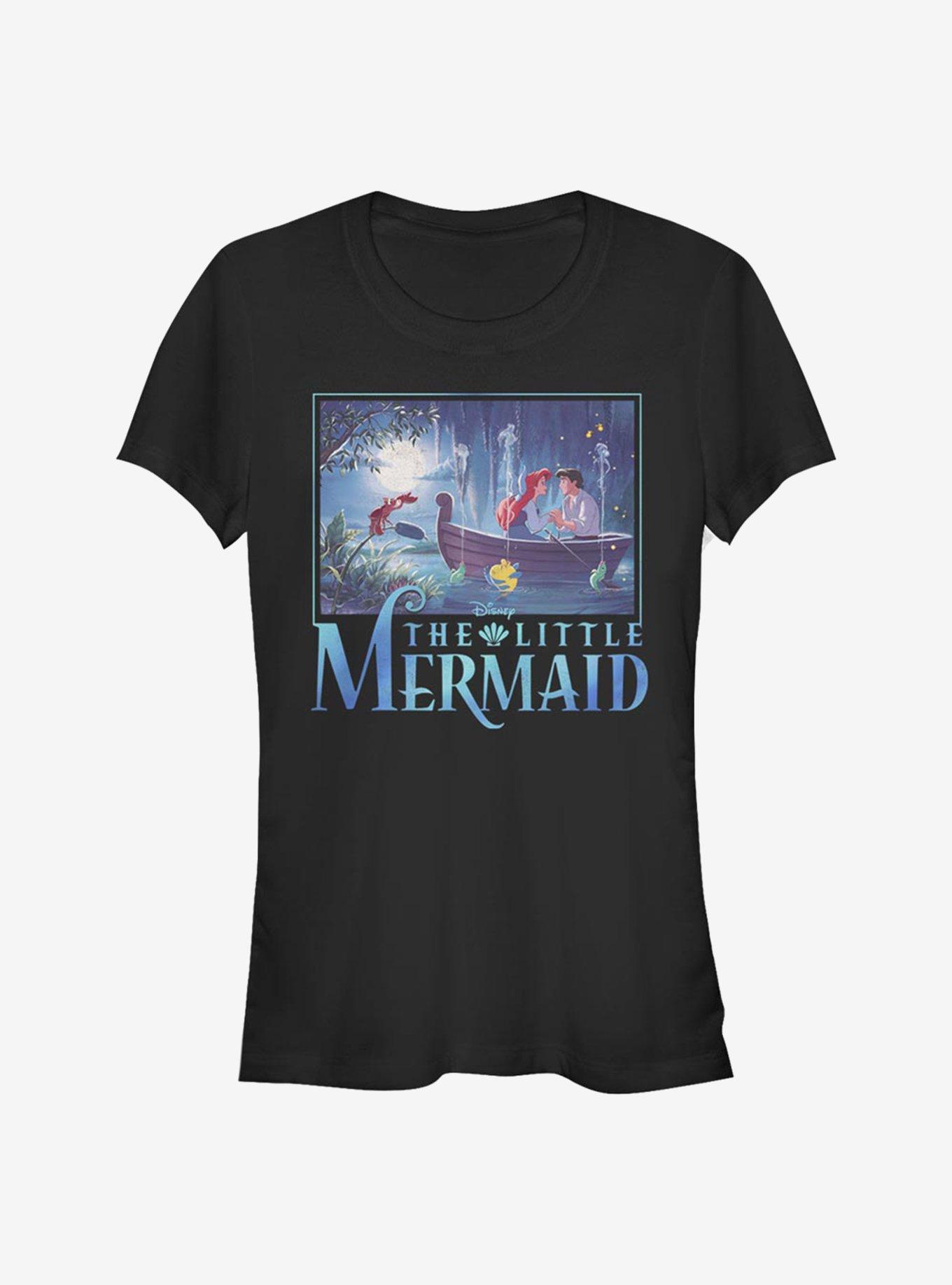Disney The Little Mermaid Title Girls T-Shirt, BLACK, hi-res