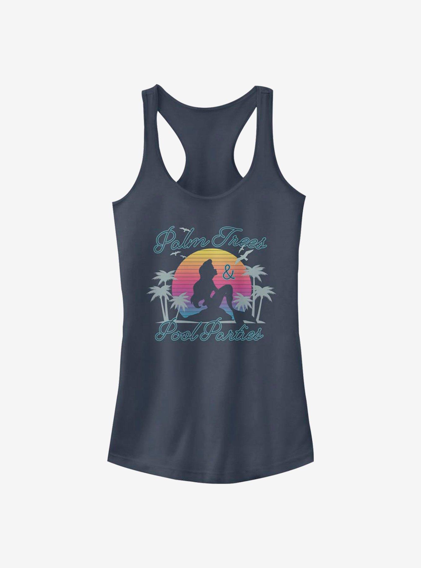 Disney The Little Mermaid Palm Ariel Girls Tank, INDIGO, hi-res