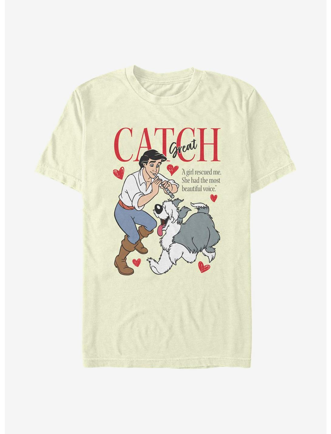 Disney The Little Mermaid Great Catch T-Shirt, NATURAL, hi-res