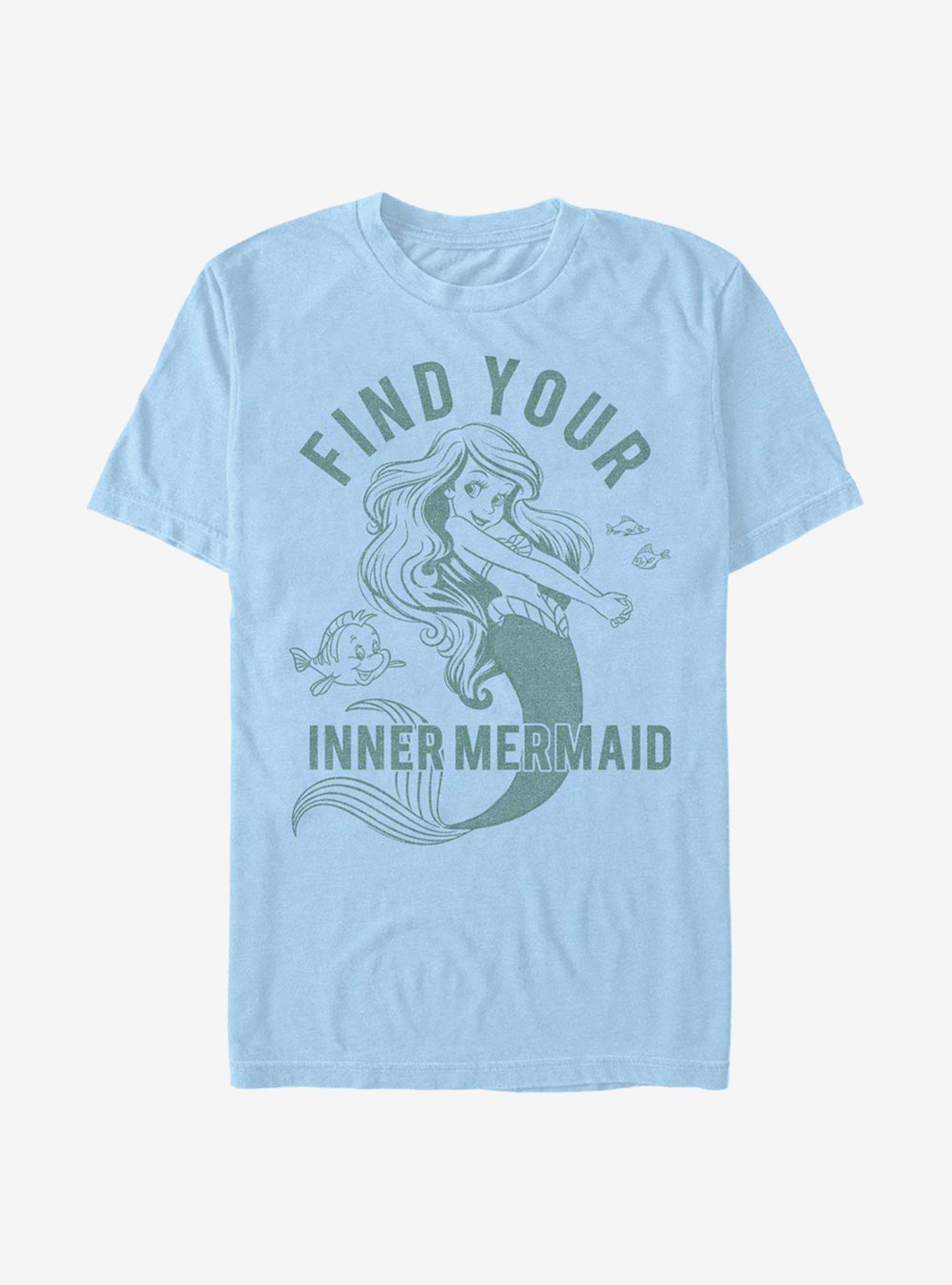 Disney The Little Mermaid Inner Mermaid T-Shirt - BLUE | Hot Topic