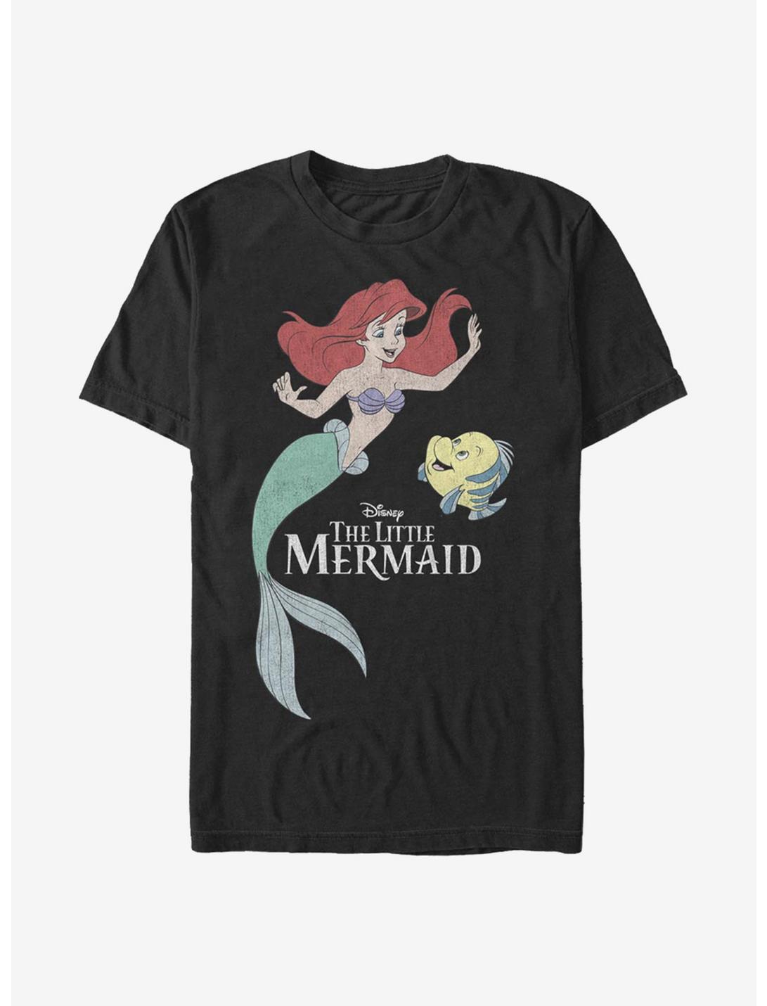 Disney The Little Mermaid Friends T-Shirt, BLACK, hi-res