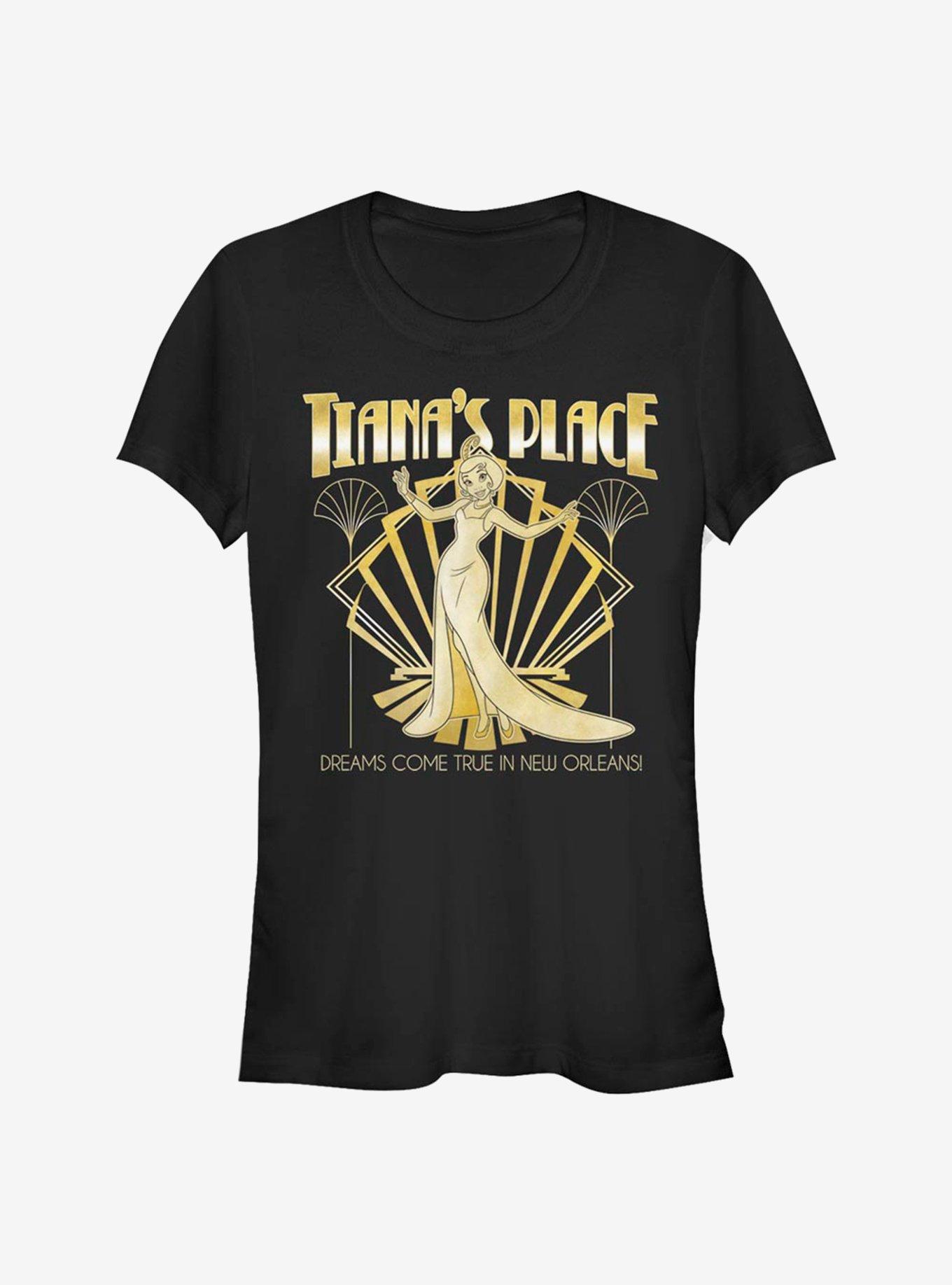 Disney The Princess And The Frog New Orleans Palace Girls T-Shirt, BLACK, hi-res