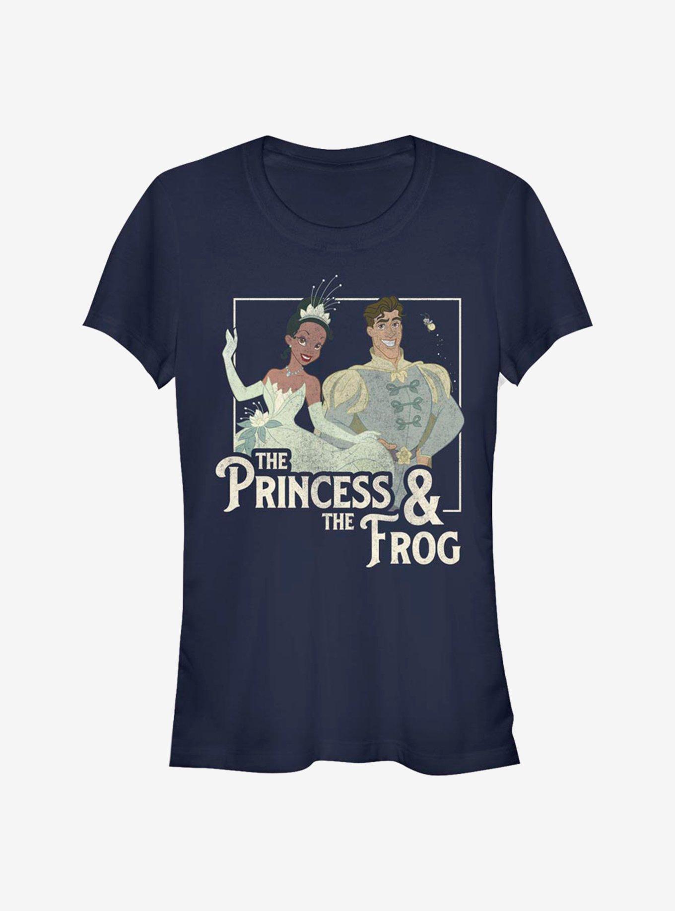 Disney The Princess And The Frog Title Box Up Girls T-Shirt