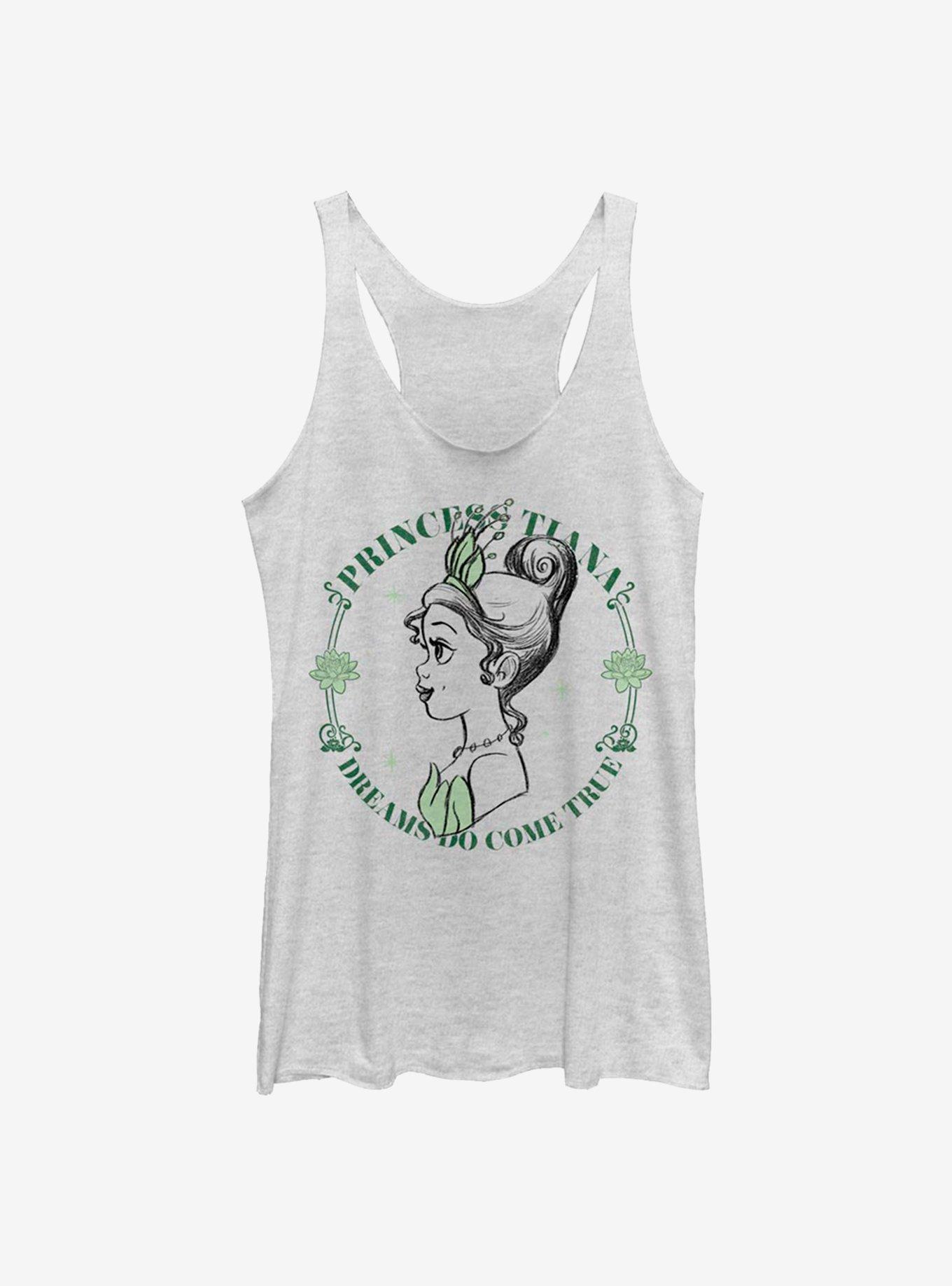 Disney The Princess And The Frog Fairytale Tiana Girls Tank, WHITE HTR, hi-res