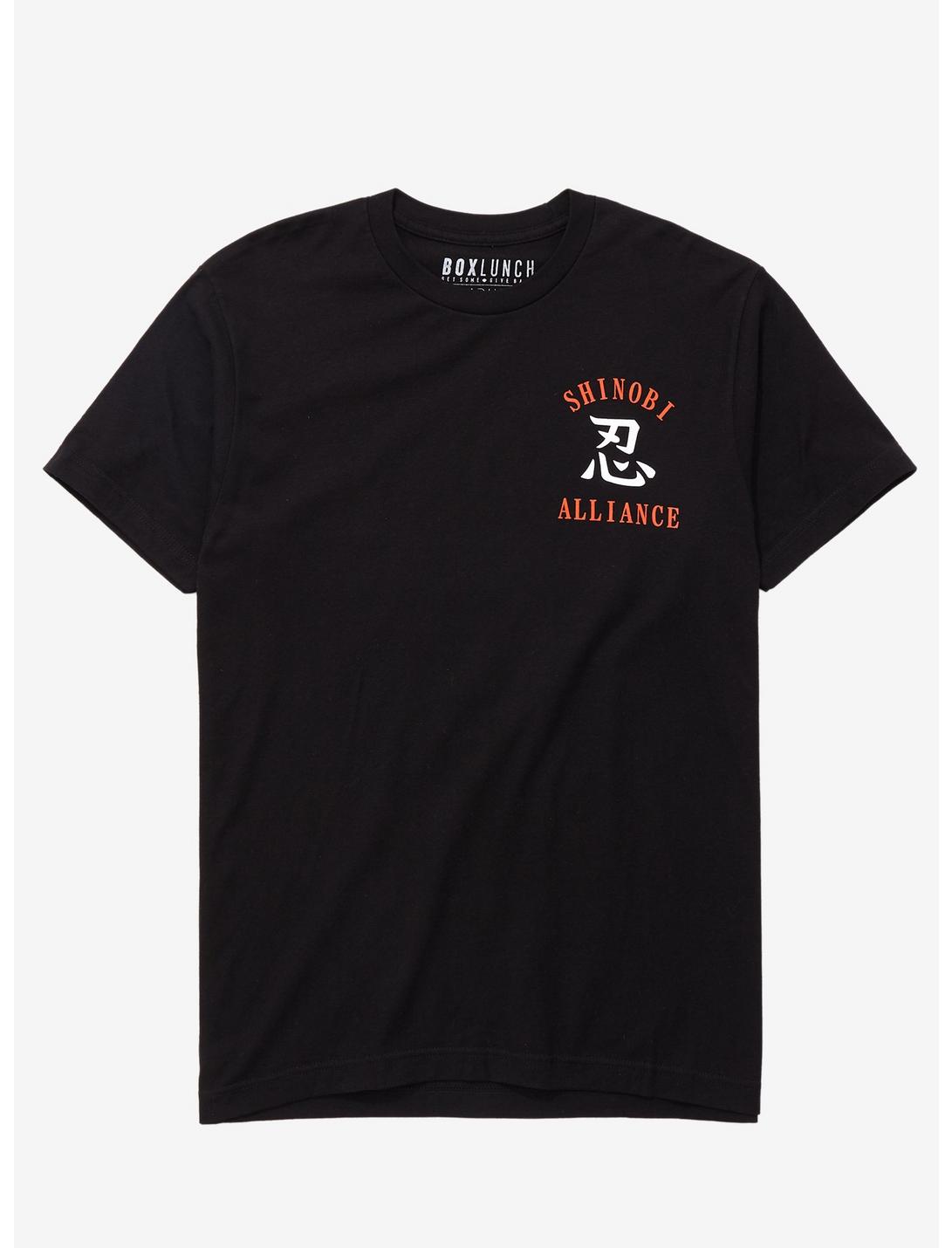 Naruto Shippuden Shinobi Alliance T-Shirt - BoxLunch Exclusive, BLACK, hi-res