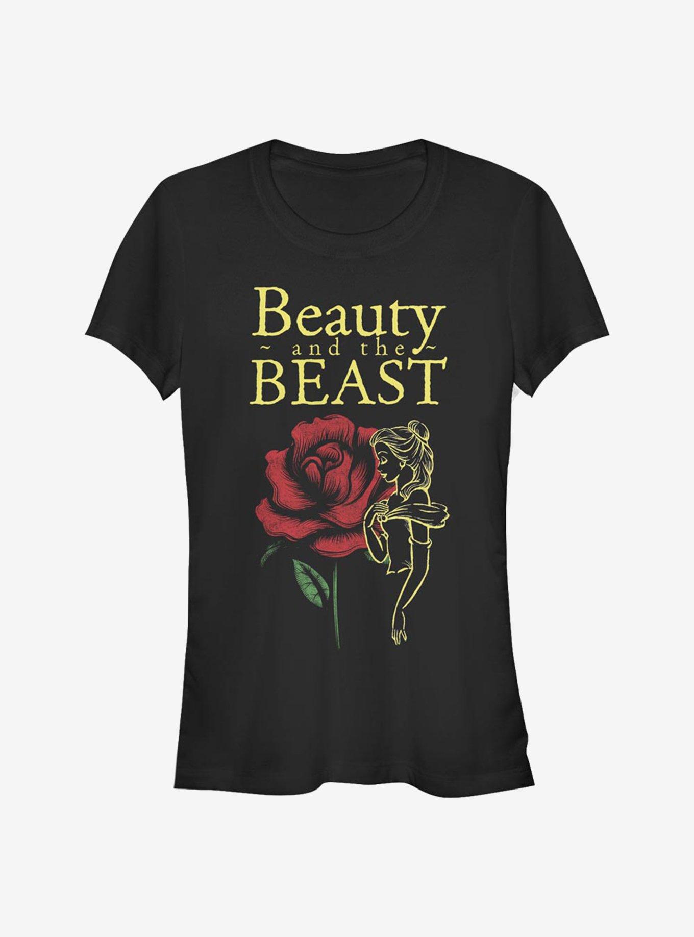 Disney Beauty And The Beast Rose Girls T-Shirt