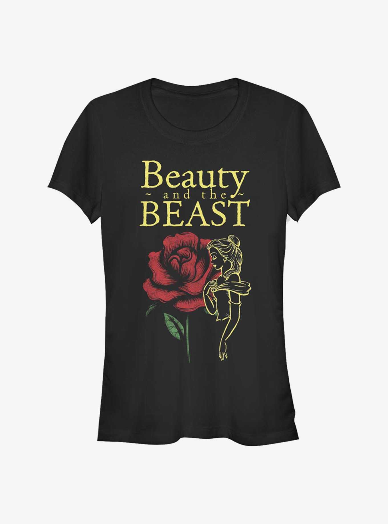 Disney Beauty And The Beast Rose Girls T-Shirt, , hi-res