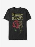 Disney Beauty And The Beast Rose T-Shirt, BLACK, hi-res
