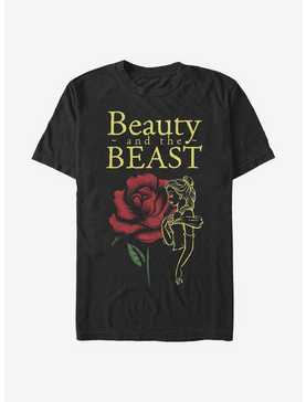 Disney Beauty And The Beast Rose T-Shirt, , hi-res