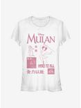 Disney Mulan Hero To All Girls T-Shirt, WHITE, hi-res